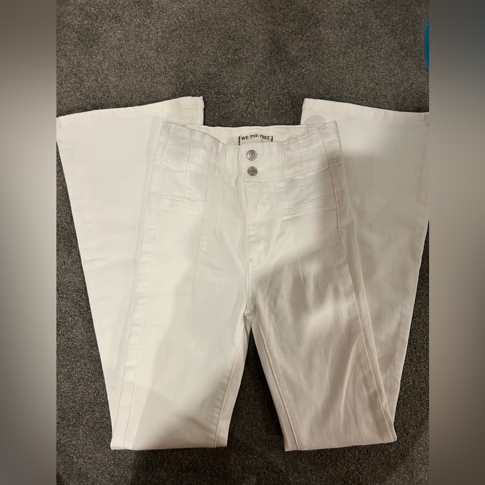 We The Free Jayde Flare Jeans- White